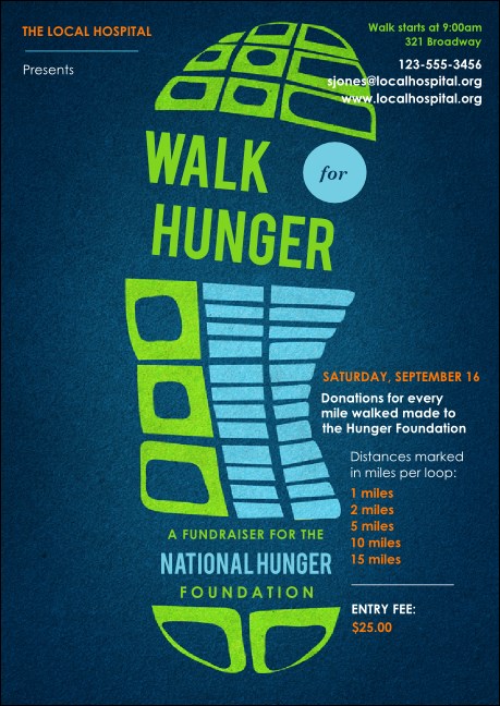 Walk Club Flyer Product Front