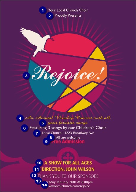 Spiritual Music Club Flyer Product Front