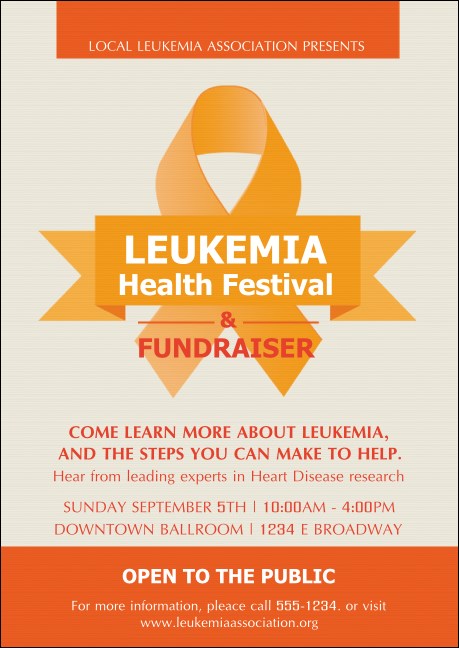 Leukemia Postcard Product Front