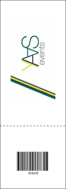 Retro Sunburst Raffle Ticket Product Back
