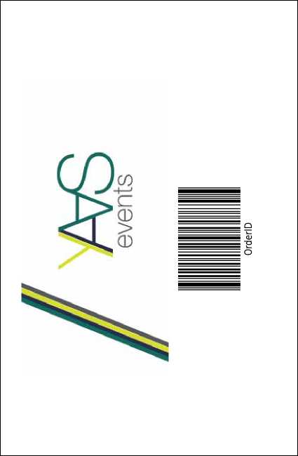 Chinese New Year Flower Snake Drink Ticket Product Back