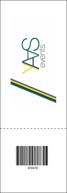 Snow White Raffle Ticket Product Back