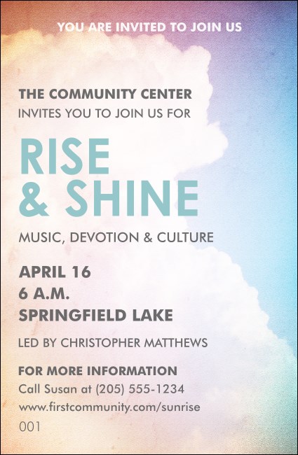 Clouds Drink Ticket Product Front