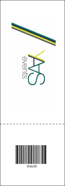 Ice Skating Raffle Ticket Product Back