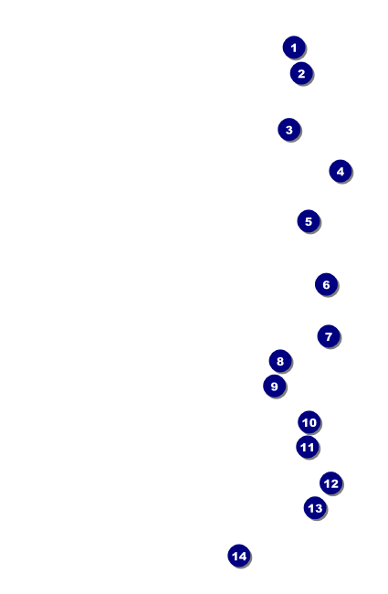 Comedy Spirals Drink Ticket Front Field Markers