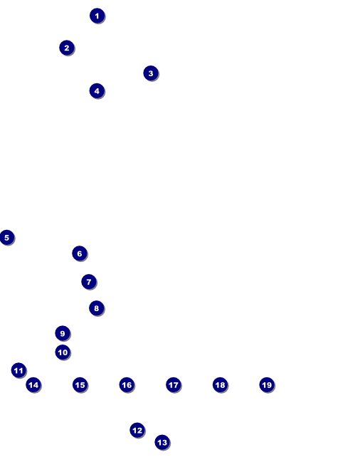 Blue Flower Logo Flyer Front Field Markers
