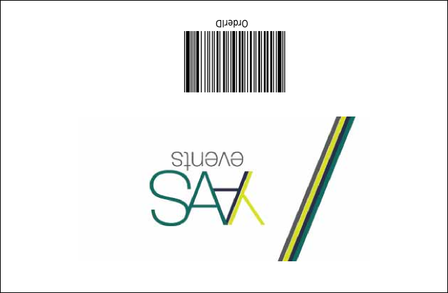 Class Reunion Mascot Green Drink Ticket Product Back