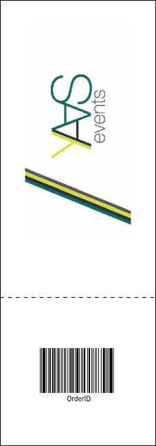 Ice Cream Event Ticket Product Back