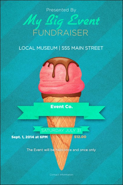 Ice Cream Poster Product Front