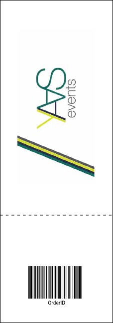 All Purpose Bright Raffle Ticket Product Back