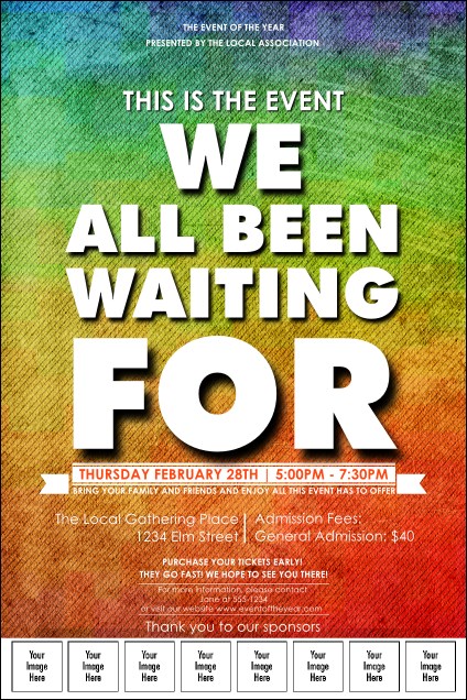 Rainbow Logo Poster Product Front