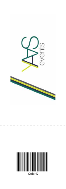All Purpose Retro Raffle Ticket Product Back