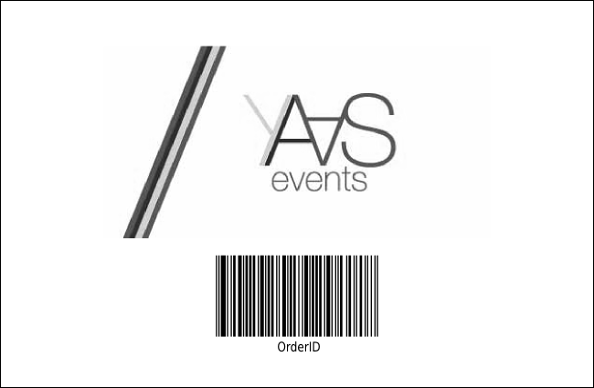 Hip Hop BW Drink Ticket Product Back