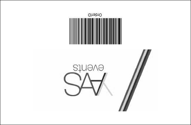 San Francisco Black & White Drink Ticket Product Back