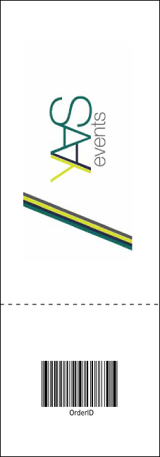 German Raffle Ticket Product Back