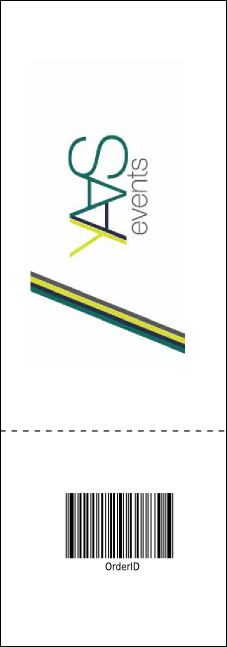 German Flag Raffle Ticket Product Back