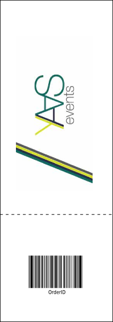 Outer Space Raffle Ticket Product Back