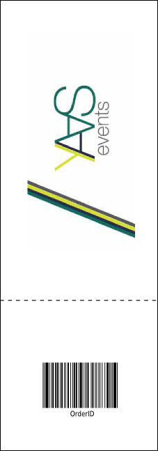 Sixties Raffle Ticket Product Back
