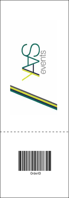 Spaceship Raffle Ticket Product Back