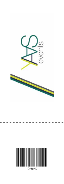 Spanish Flag Raffle Ticket Product Back