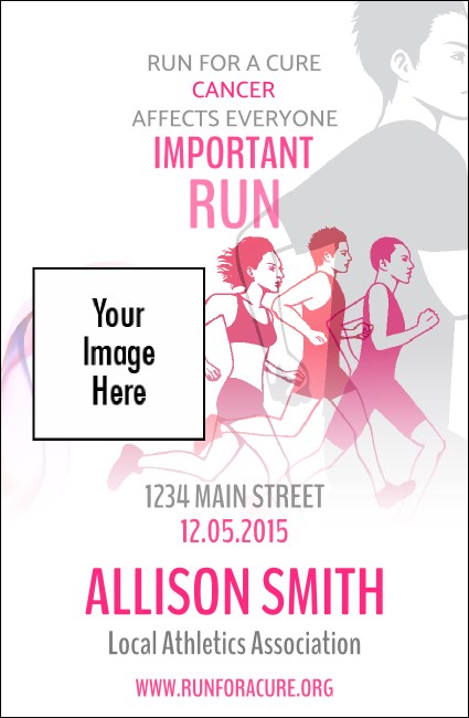 Run for a Cause  VIP Event Badge Small