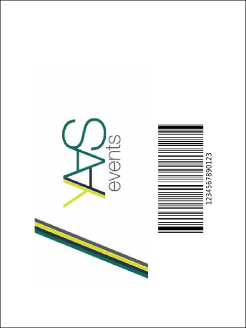 Dinosaur Illustrated Economy Event Badge Product Back