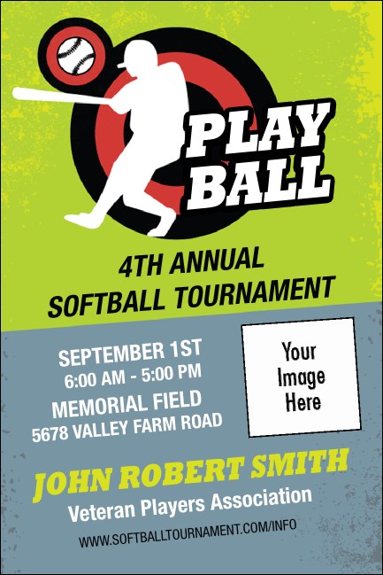 Softball Economy Event Badge