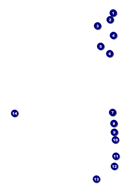 Nutcracker Economy Event Badge Front Field Markers