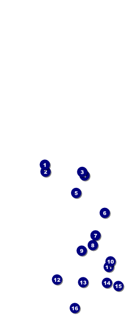 All Purpose Circle Table Tent Front Field Markers