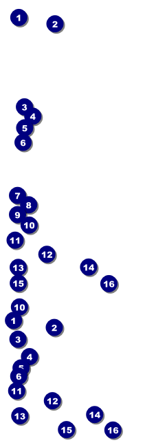 Birthday Party Geometric Reserved Event Ticket Front Field Markers