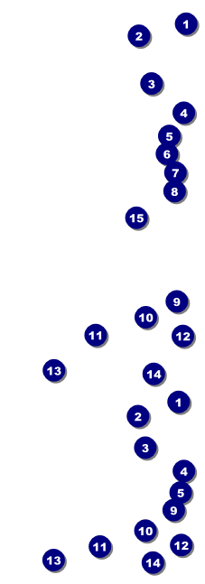 Ballet Reserved Event Ticket Front Field Markers