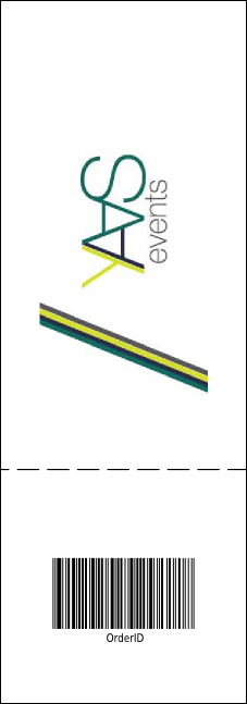 Big Heart White Reserved Event Ticket Product Back