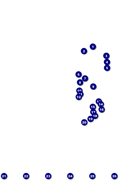 Maryland Flyer Front Field Markers