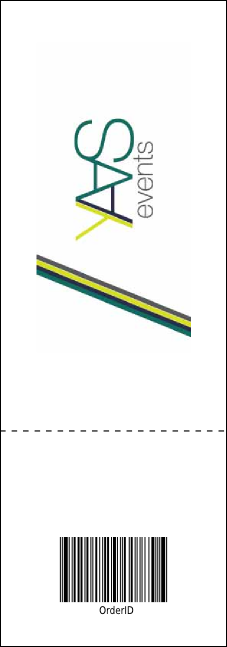 Champagne Lights Reserved Event Ticket Product Back