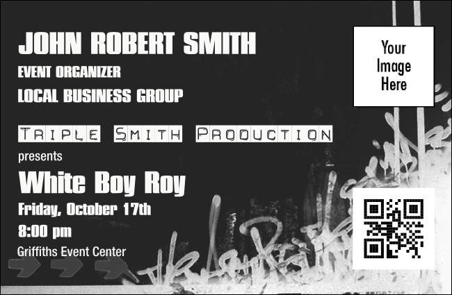 Hip Hop BW VIP Event Badge Small Product Front