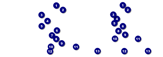 Cool Christmas 001 Reserved Event Ticket Front Field Markers