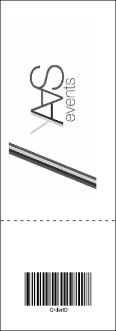 All Purpose Triangles 2 Black and White Event Ticket Product Back