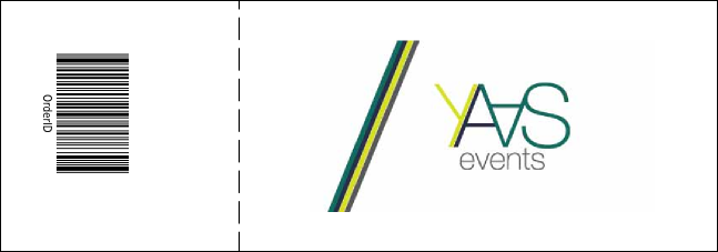 Red Glitter Reserved Event Ticket Product Back