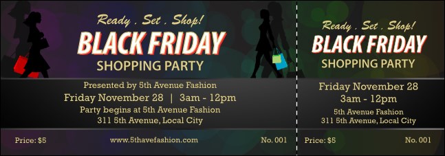 Black Friday Event Ticket