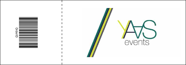 MMA Main Event Red Event Ticket Product Back