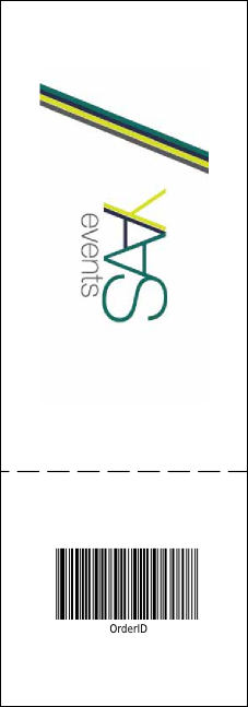 Dance Recital Reserved Event Ticket Product Back