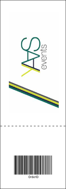 Jazz Dance Event Ticket Product Back