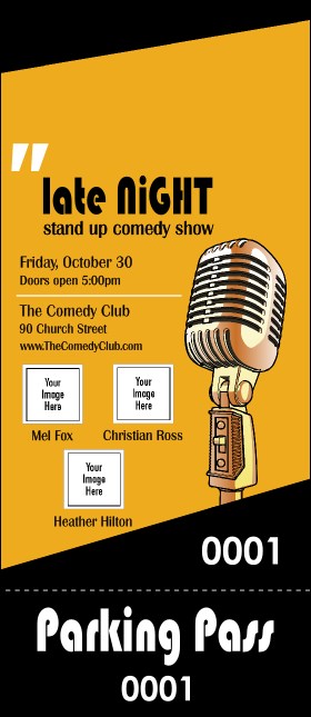 Comedy Retro Hang Tag