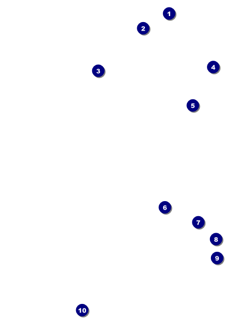 Soccer Ribbon Postcard Mailer Front Field Markers