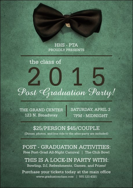 Bow Tie Postcard Mailer Product Front