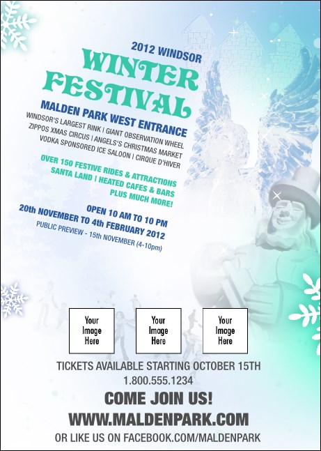 Winter Festival Postcard Mailer