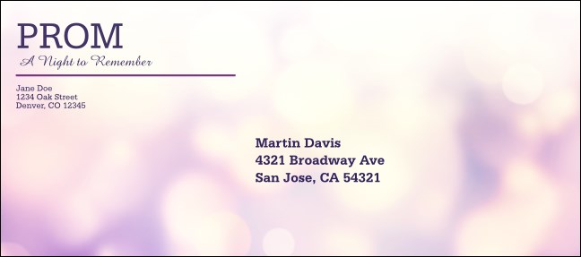 Abstract Lights #9 Envelope Product Front
