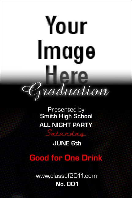 Graduation Diploma Upload Image Drink Ticket