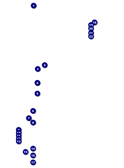 Boise Flyer Front Field Markers