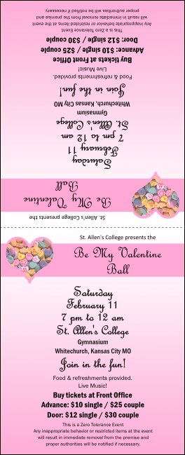 Valentine's Day Table Tent Product Front